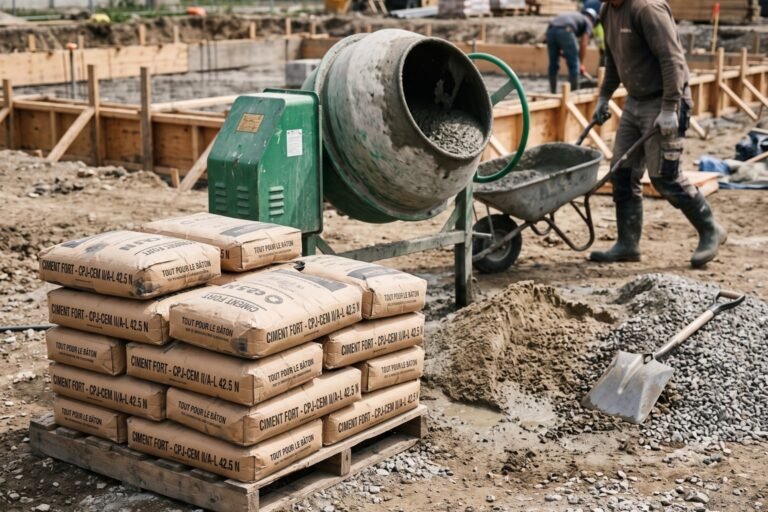 Combien de sac de ciment pour 1m3 de béton
