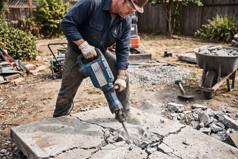 Comment casser une dalle béton