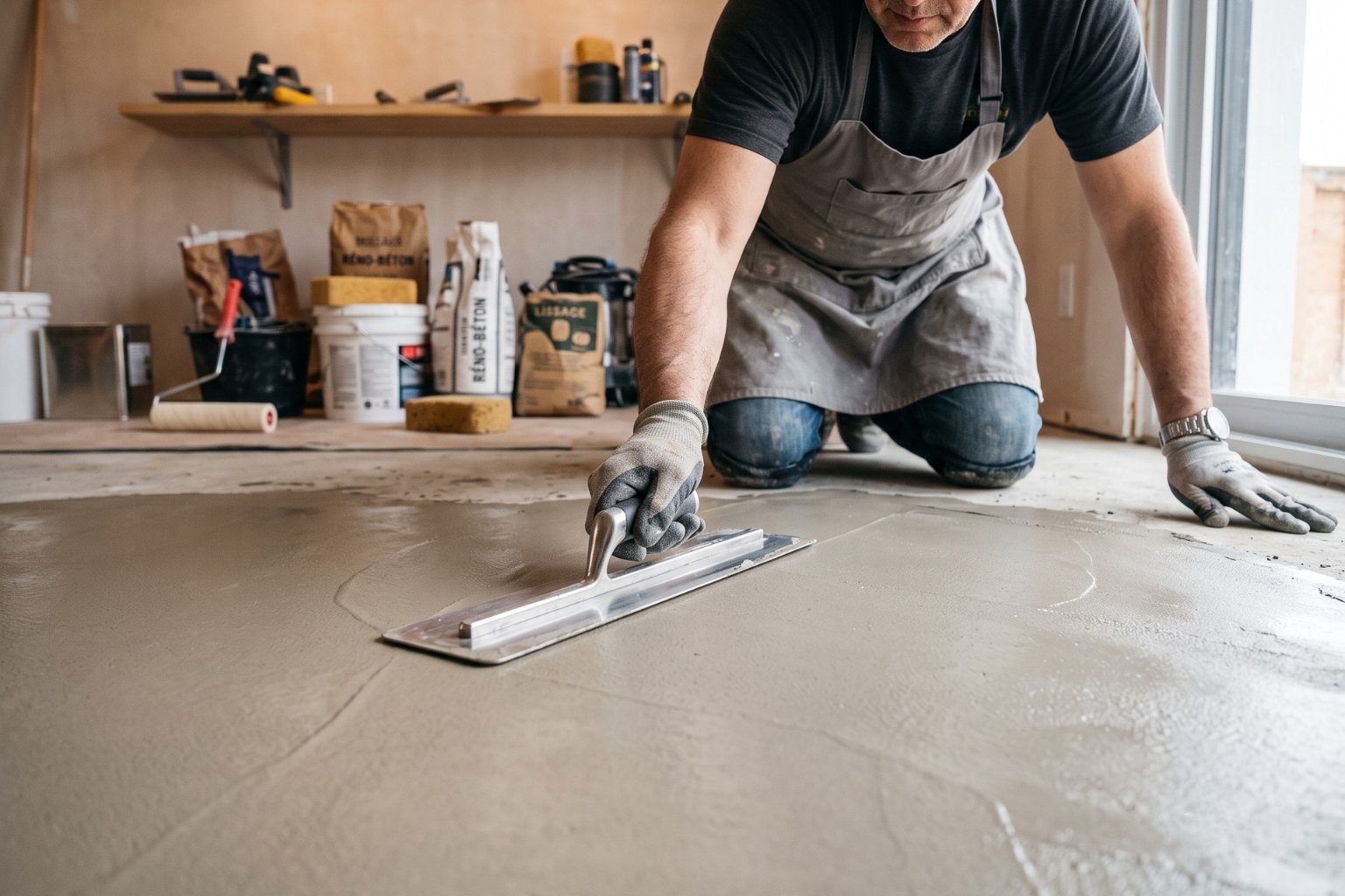 Comment faire le béton ciré soi