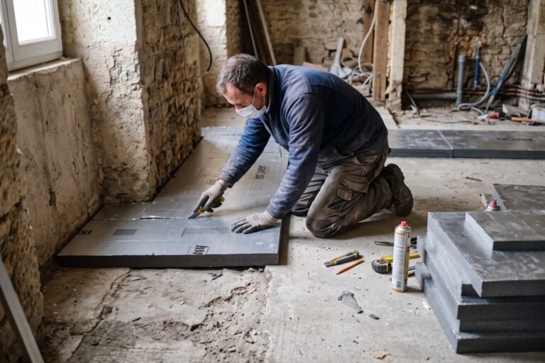 Comment isoler une dalle béton en rénovation