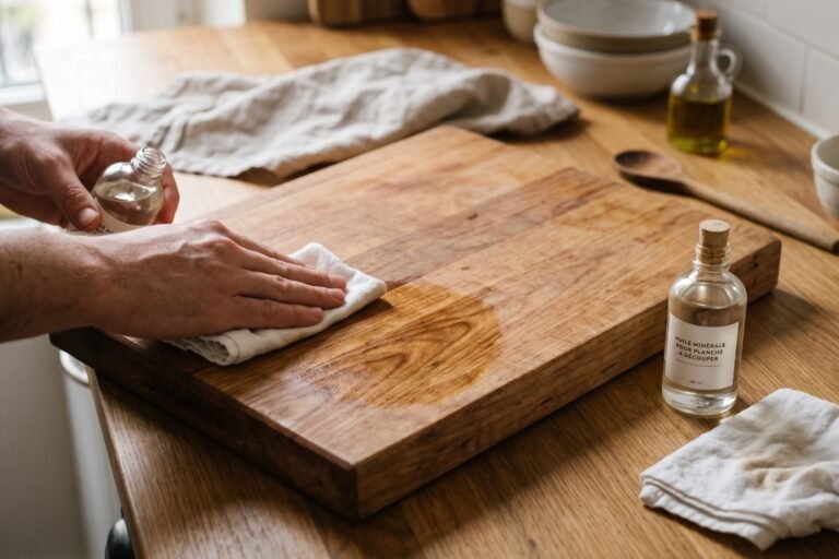 Quelle huile pour planche à découper en bois