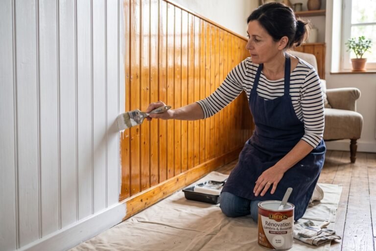 Quelle peinture pour lambris vernis sans poncer