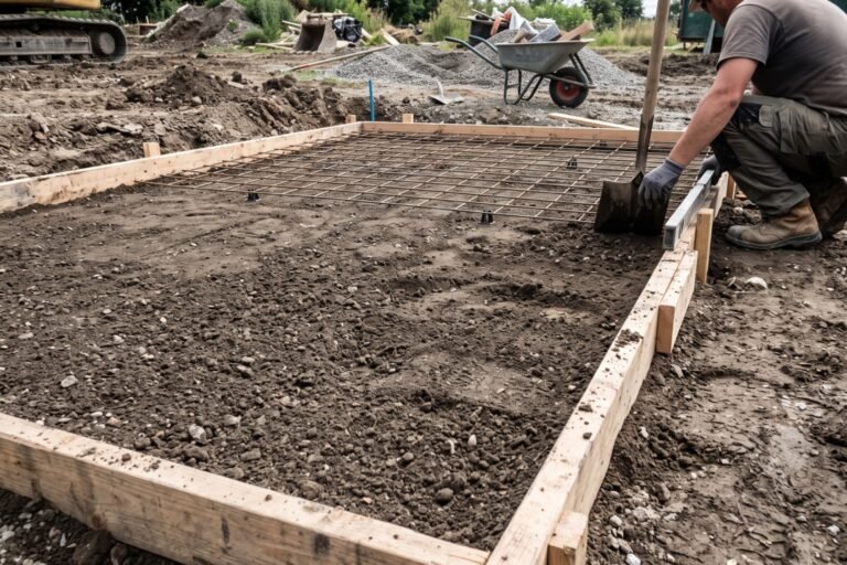 peut-on couler une dalle béton directement sur la terre
