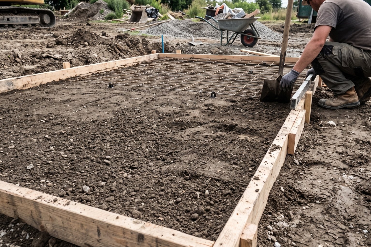 peut-on couler une dalle béton directement sur la terre
